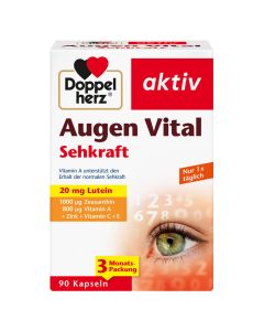 DOPPELHERZ Augen Vital Sehkraft aktiv Kapseln