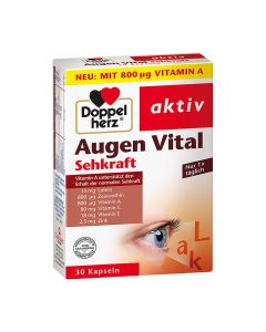 DOPPELHERZ Augen Vital Sehkraft Kapseln