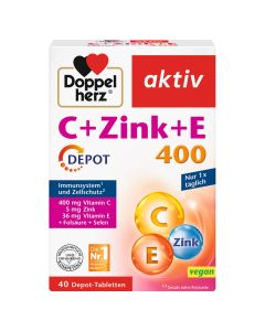 DOPPELHERZ C+Zink+E Depot Tabletten