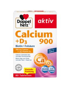 DOPPELHERZ Calcium 900+D3 Tabletten