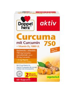 DOPPELHERZ Curcuma 750 Kapseln