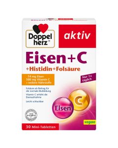 DOPPELHERZ Eisen+Vit.C+L-Histidin Tabletten