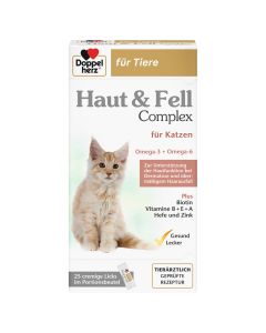 DOPPELHERZ für Tiere Haut&amp;Fell Compl.Port.B.f.Kat.