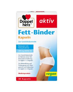 DOPPELHERZ Fett-Binder Kapseln