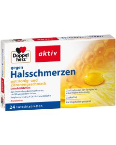 DOPPELHERZ gegen Halsschmerzen Lutschtabletten