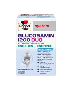 DOPPELHERZ Glucosamin 1200 Duo system Kombipackung