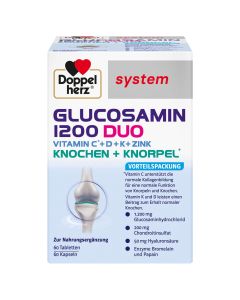 DOPPELHERZ Glucosamin 1200 Duo system Kombipackung