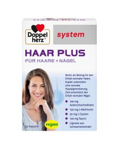 DOPPELHERZ Haar Plus system Kapseln