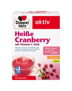 DOPPELHERZ heisse Cranberry m.Vit.C+Zink Granulat