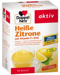 DOPPELHERZ heisse Zitrone Vitamin C+Zink Granulat