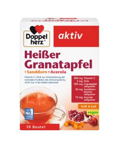 DOPPELHERZ heisser Granatapfel+Sanddorn+Acerola