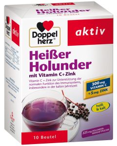 DOPPELHERZ heisser Holunder m.Vit.C+Zink Granulat