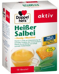 DOPPELHERZ heisser Salbei+Honig+Menthol Granulat