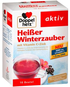 DOPPELHERZ heisser Winterzauber Granulat Portionsb.