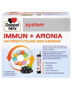 DOPPELHERZ Immun+Aronia system Ampullen