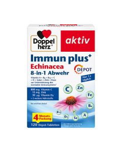 DOPPELHERZ Immun plus Echinacea Depot Tabletten