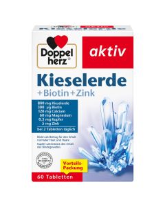 DOPPELHERZ Kieselerde+Biotin Tabletten