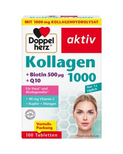 DOPPELHERZ Kollagen 1000 Tabletten