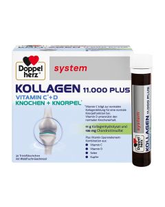 DOPPELHERZ Kollagen 11.000 Plus system Ampullen