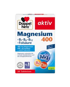 DOPPELHERZ Magnesium 400 mg Tabletten