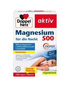 DOPPELHERZ Magnesium 500 für die Nacht Tabletten