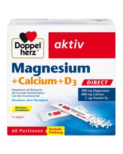 DOPPELHERZ Magnesium+Calcium+D3 DIRECT Pellets