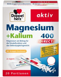 DOPPELHERZ Magnesium+Kalium DIRECT Portionsbeutel