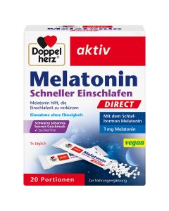 DOPPELHERZ Melatonin Direct Schneller Einschlafen