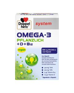 DOPPELHERZ Omega-3 pflanzlich system Kapseln