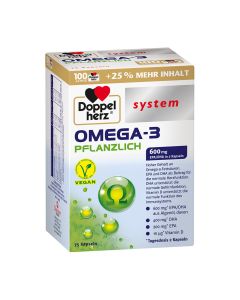 DOPPELHERZ Omega-3 pflanzlich system Kapseln