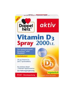 DOPPELHERZ Vitamin D3 2000 I.E. Spray