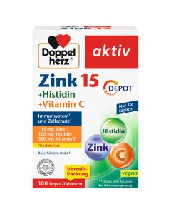 DOPPELHERZ Zink+Histidin Depot Tabletten