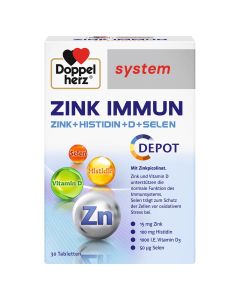 DOPPELHERZ Zink Immun Depot system Tabletten