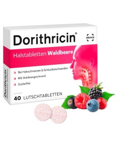 DORITHRICIN Halstabletten Waldbeere