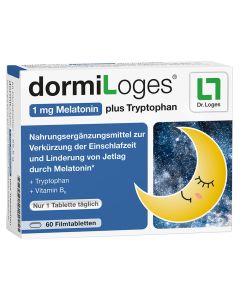 DORMILOGES Melatonin plus Tryptophan Filmtabletten