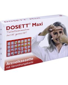 DOSETT Maxi Arzneikassette rot