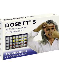 DOSETT S Arzneikassette blau