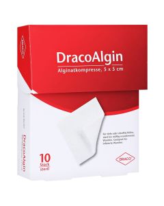 DRACOALGIN 5x5 cm Alginatkompresse