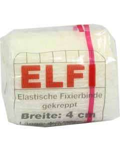 DRACOELFI elast.Fixierbinde 4 cmx4 m gekrep.cello