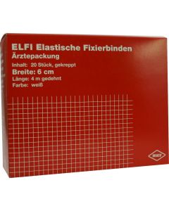 DRACOELFI elast.Fixierbinde 6 cmx4 m gekreppt