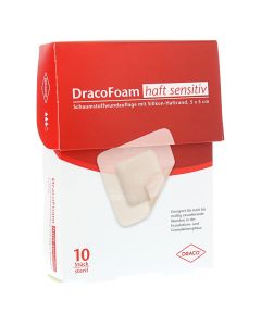 DRACOFOAM Haft sensitiv Schaumst.Wund.5x5 cm