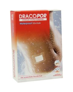 DRACOPOR waterproof Wundverband 5x7,2 cm steril