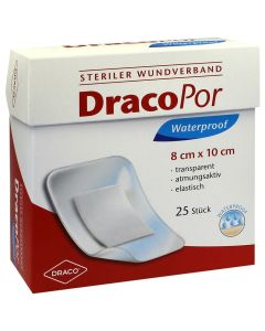 DRACOPOR waterproof Wundverband 8x10 cm steril