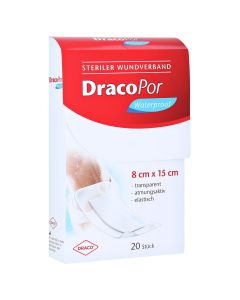 DRACOPOR waterproof Wundverband 8x15 cm steril