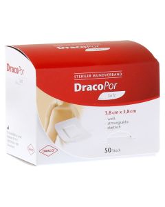 DRACOPOR Wundverband 3,8x3,8 cm steril