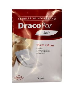 DRACOPOR Wundverband 8x15 cm steril