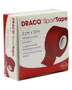 DRACOTAPEVERBAND 2 cmx10 m rot