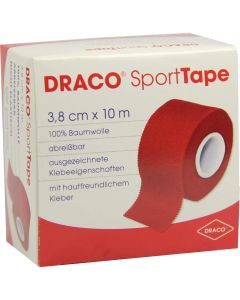 DRACOTAPEVERBAND 3,8 cmx10 m rot