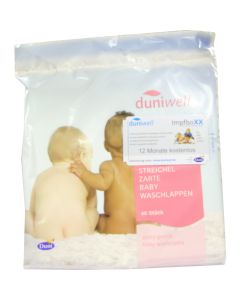 DUNIWELL Baby Waschlappen streichelzart