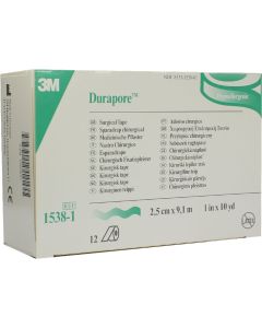 DURAPORE Silkpflaster 2,5 cmx9,1 m Rolle